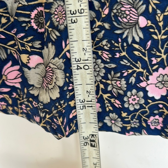 Floral Print Kimono Style Open Front Cardigan Dress - Picture 8 of 8